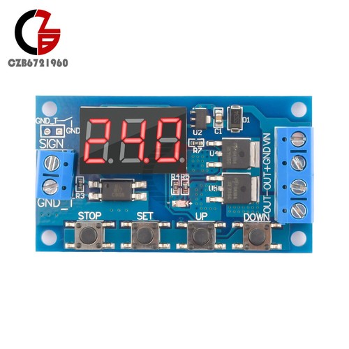 2PCS Trigger Cycle Timer Delay Switch Circuit Board MOS Tube Control Module - Picture 8 of 12