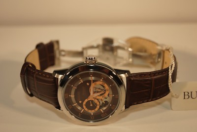 Bulova 96A120 Men's Brown Watch for sale online | eBay