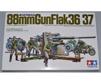 Tamiya 35017 1:35 Wwii Dt. Flak 8,8 M.Motorrad (9) 300035017