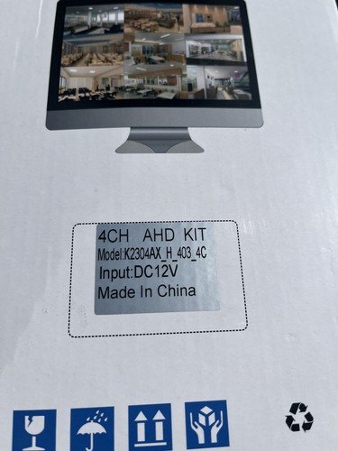 Floureon K2304AX_H_403_4C 1080n 4CH Security Camera AHD System Base 500GB HDD - Afbeelding 10 van 11
