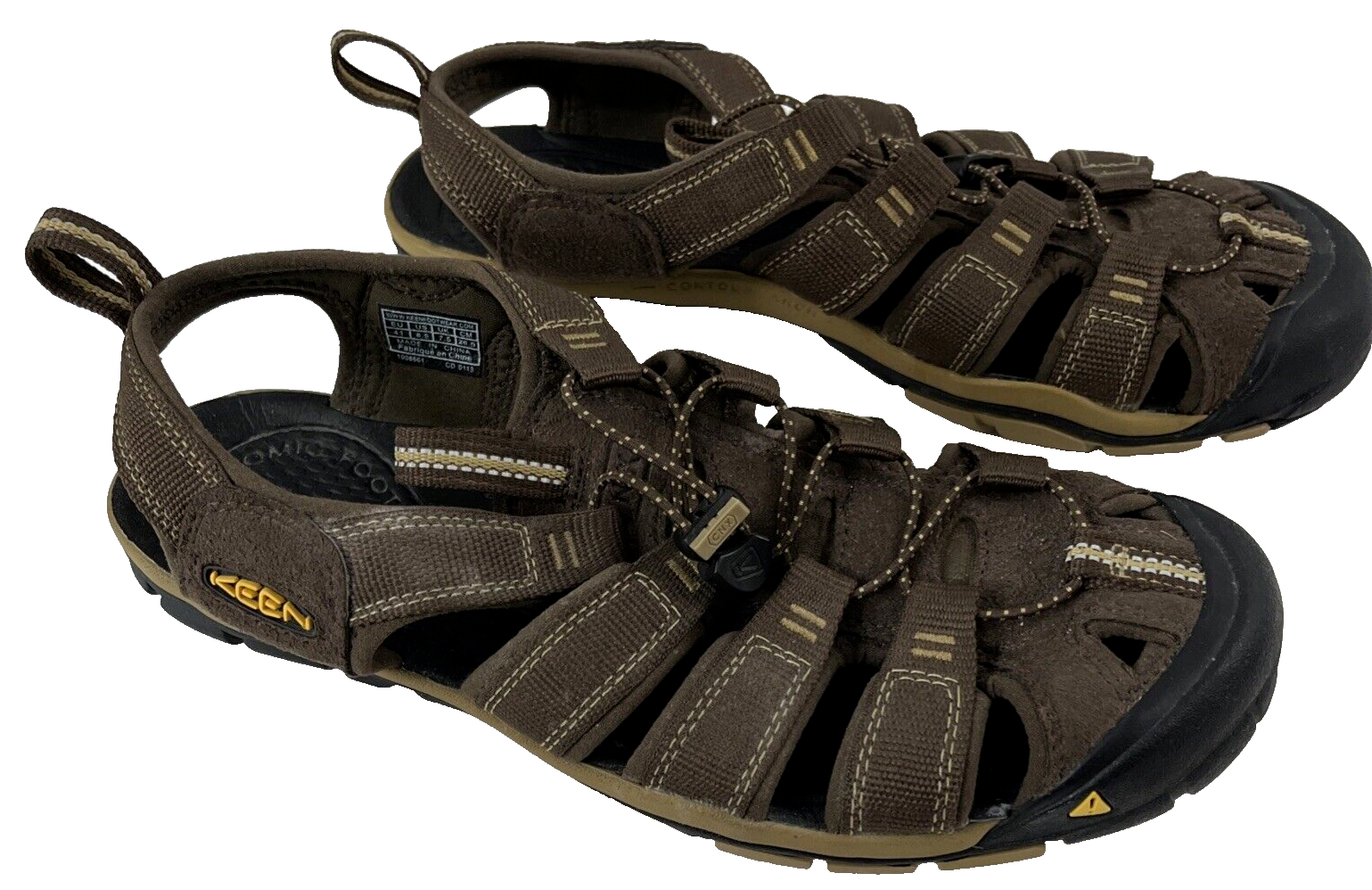 Sandali KEEN Newport punta chiusa uomo 8 5 impermeabili bisonte marrone escursionismo 1008661