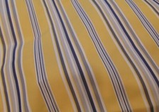 Outdoor Yellow Multi Stripe awning Upholstery Waterproof Canvas fabric By Yard