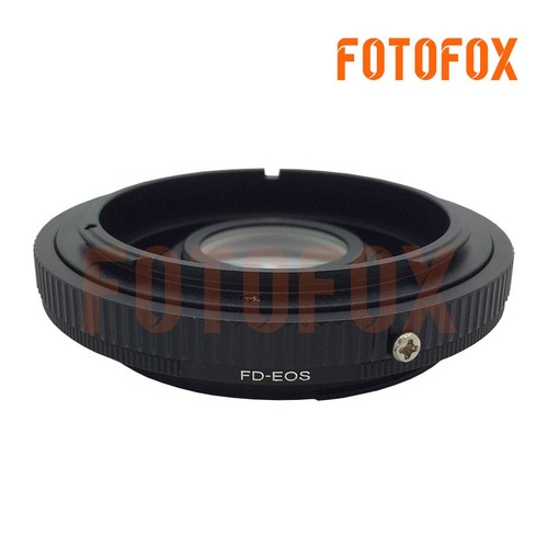 FDEOS Canon FD Mount Lens to Canon EOS EF with Glass Adapter focus to