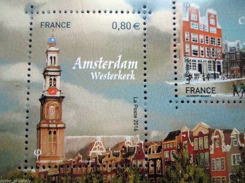 France - "ARCHITECTURE ~ EUROPEAN CAPITALS ~ AMSTERDAM" Mini Sheet MS 2016 - Picture 6 of 6