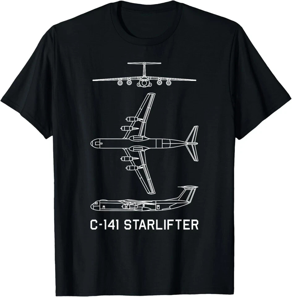 New Limited C-141 Starlifter American Plane Schedules Made In USA T-Shirt
