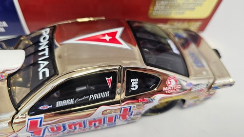GOLD CHROME 2002 RACING CHAMPIONS AUTHENTICS 1/24 MARK PAWUK SUMMIT PRO STOCK - Picture 4 of 14