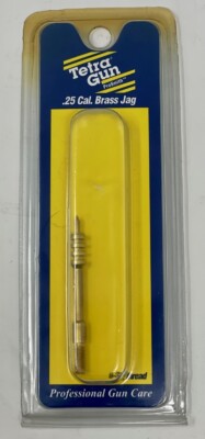 TETRA .25cal Brass Jag/ Bronze Brush/ Bore Mop THREE PIECE COMBO