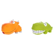 Flamingo Juguete para Perro Latex Cocodrilo Con Grunzgeräusch 17cm para Perros
