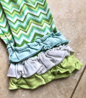 Girls Matilda Jane Green Legume Spring Leggings Sz 8