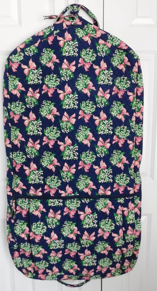 Bolso de Ropa Colgante VERA BRADLEY - Cintas Rosa Regreso a la Felicidad Azul Marino Foto 3 de 4