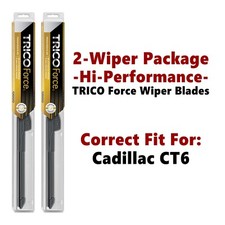 Hi-Performance 2-pk Wipers fits 2016+ Cadillac CT6 - 25240/180