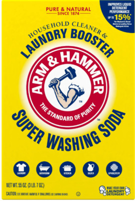 ARM & HAMMER Household Cleaner & Laundry Booster Super Washing Soda 1560 gr USA
