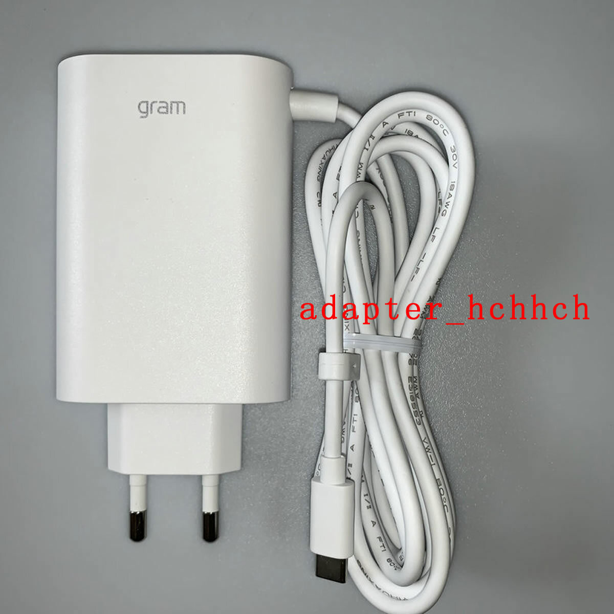 Original LG Gram 65W USB-C Charger 16T90P-GA5BK  ADT-65FSU-D03-EPK&EAY65895811 PC