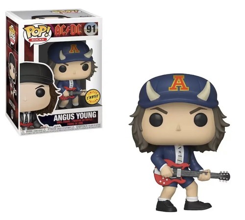 ANGUS YOUNG 91 💎CHASE💎AC/DC Rock Bands🔥Funko Pop🔥HARD CASE🔥MSNIB - Picture 1 of 6