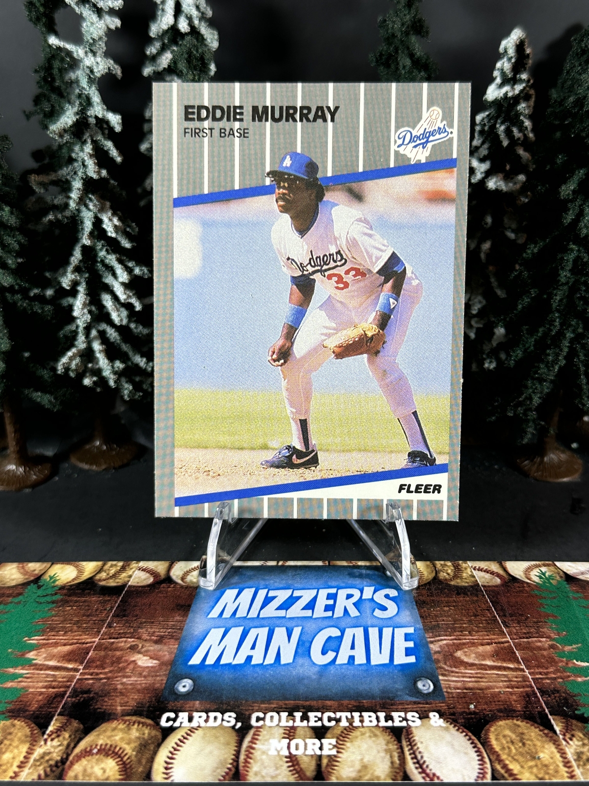 Eddie Murray #U-92 Baseball Cards 1989 Fleer Update trading card — raw and PSA graded price guide