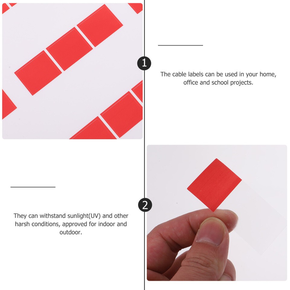 5 Pcs Wire Labels Clear Stickers Printable Greaseproof Cable eBay