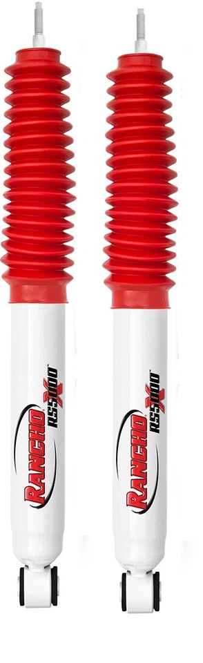 Rancho RS5000 Shock Set 2001-2010 Chevy Silverado GMC Sierra 2500HD 3500 No Lift - Imagem 2 de 4