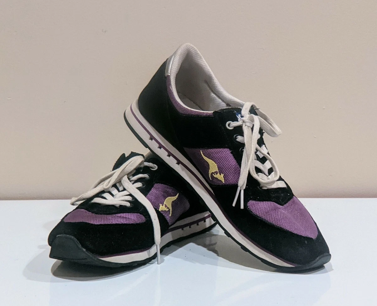 Kangaroos Roos Shane Shawn Revival Shoes Sneakers Purple & Black Men's 8 1/2