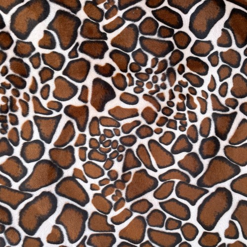 Animal Print Velboa Faux Fur Soft Wave Velour Craft Upholstery Furnishing Fabric - Picture 2 of 85