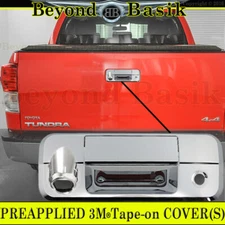 For TOYOTA TUNDRA 2007-2011 2012 2013 Chrome Tailgate Handle Cover w/Camera Hole