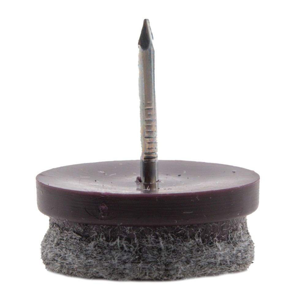 Möbelgleiter 30mm Kunststoff Natur Mit Beweglichem Nagel Kaufen