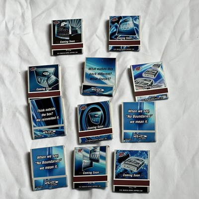 Coming Soon Winston Evo Flask R.J. Reynolds Tobacco Co Advertising Matchbook Set