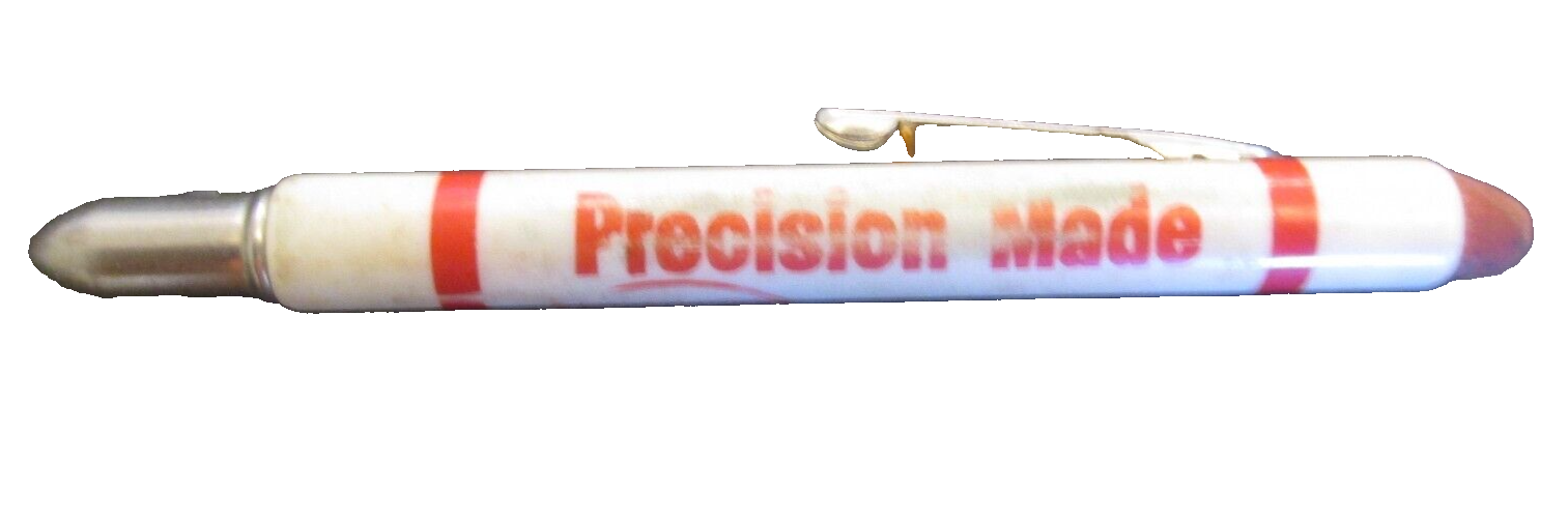 Vintage Advertisement Precision Made V&C Fertilizer Bullet Pencil Eraser Farming