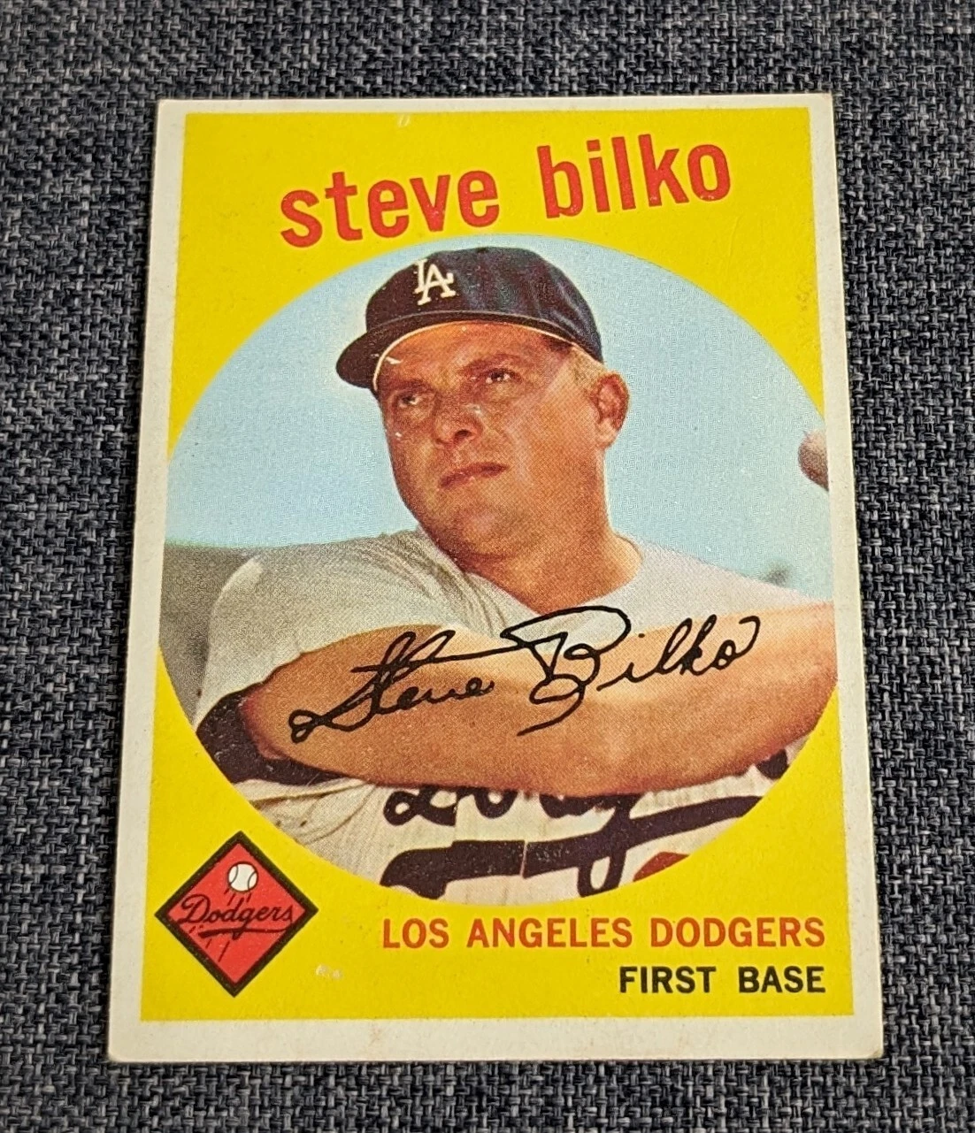 Steve Bilko trading card