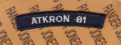 USN Navy Attack Squadron ATKRON 81 Tab 3.5'' arc patch c/e