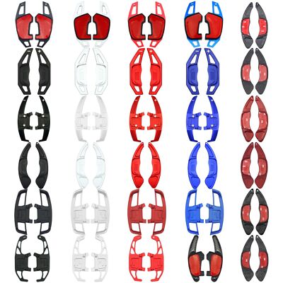 Schaltwippen Shift Paddle Aluminium Carbon für DSG VW Golf 7 GTI GTD GTE TCR R
