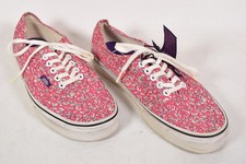 Vans Liberty Leaves Floral Shoes sneakers Pink Womens 9 Mens 7.5 Unisex