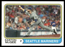 Easton McGee #178 Rookie 2023 Topps Heritage Seattle Mariners
