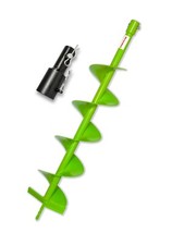 WERHE® Profi Bohrer VollStahl , Erdbohrer 150 mm extrem robust Mit Stihl Adapter