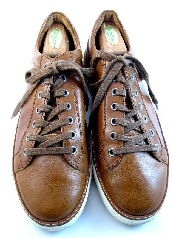 SAOLA Sneakers Allen Edmonds "PORTER DERBY" in pelle 8 E noce SCONTE (105N)