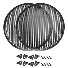 2pcs 12" Speaker Waffle Grill Metal Mesh Audio Subwoofer Guard Protector Cover