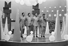 The Four Tops on Kraft Music Hall 1960s TV Photo 4