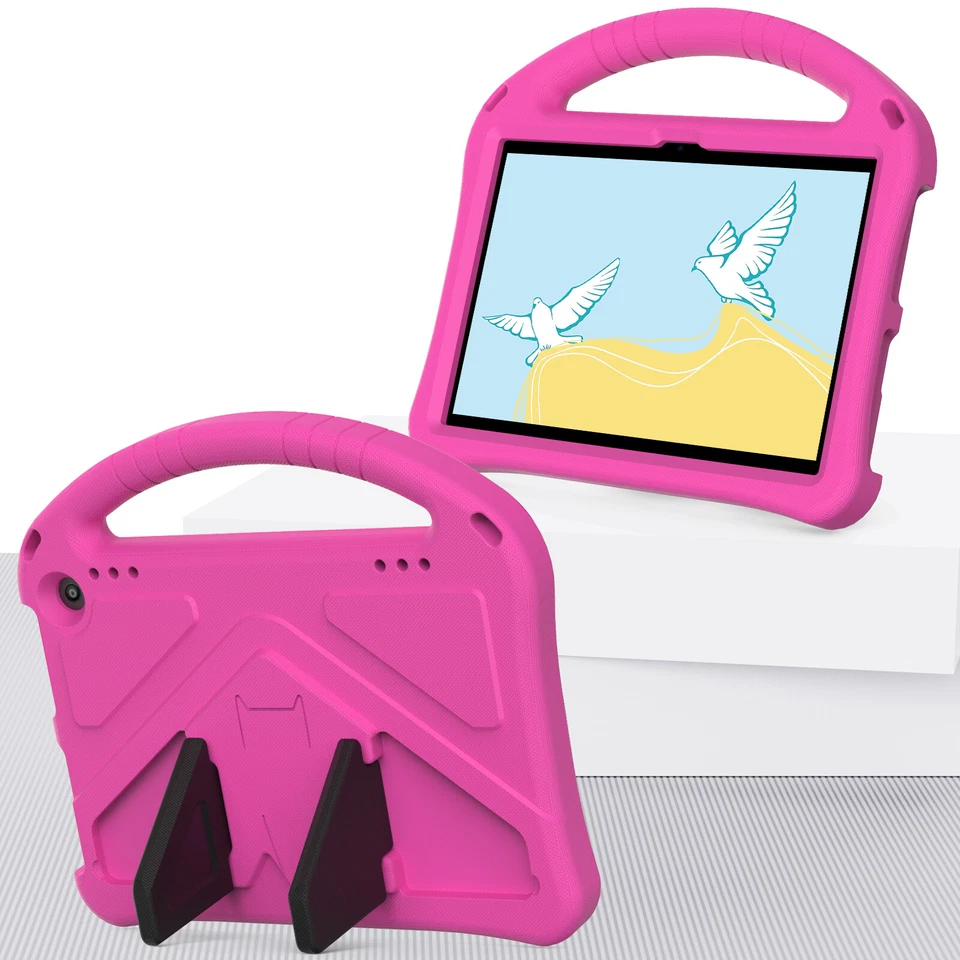 Funda para niños para Amazon Fire HD8/HD8 Plus 2024/2022/2020 con mango de EVA con soporte Foto 2 de 4