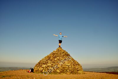 Photo 12x8 Exmoor : Dunkery Beacon Codsend The cairn marking Dunkery Beaco c2011