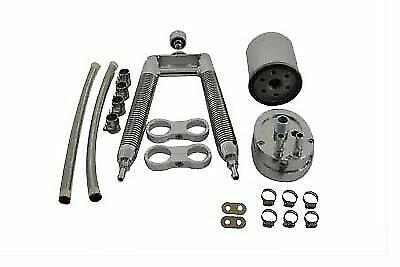 Dual Oil Cooler Kit for Harley Davidson by V-Twin | eBay