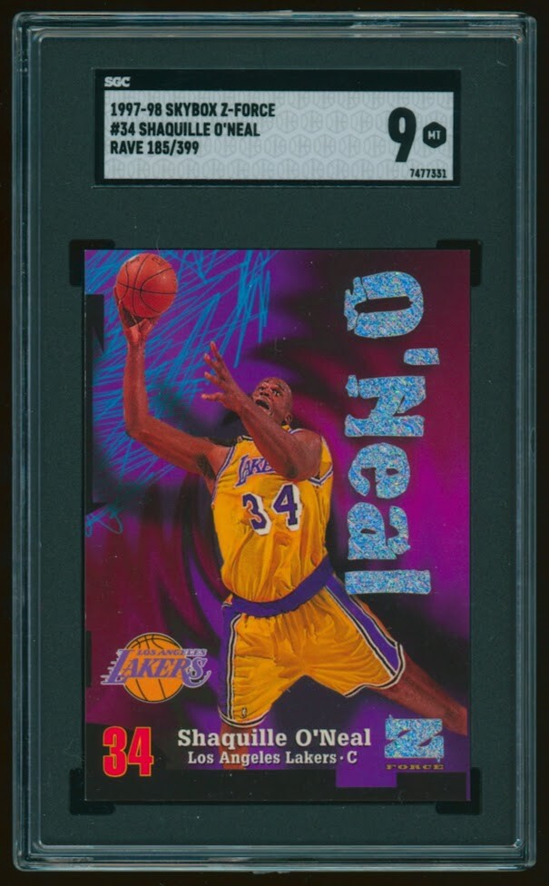 1997-98 Skybox Z-Force - Rave #34 Shaquille O'Neal /399 for sale online ...