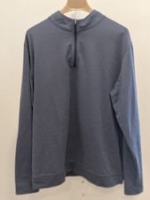 Peter Millar Golf Navy 1/4 Quarter Zip Pullover XL Long Sleeve