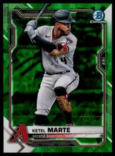 2021 Bowman Chrome Sapphire Edition #48- Ketel Marte Green Refractor /125