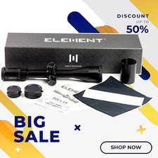 ELEMENT Optics Helix 6-24x50 FFP APR-2D MRAD 30mm Riflescope w/ Zerostop