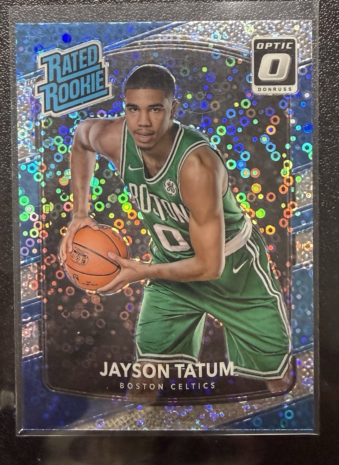2017 Donruss Optic Rated Rookie RC Jayson Tatum Fast Break Holo #198