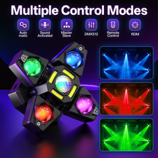 150W RGBW LED Laser Beam Stage Light Strobe Magic Ball DMX DJ Disco Party Lamp