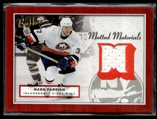 2005-06 Upper Deck Beehive Matted Materials Mark Parrish New York Islanders