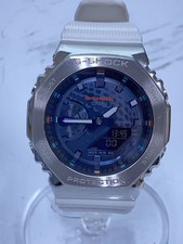 CASIO Quartz Watch G SHOCK Analog Stainless NVY SLV