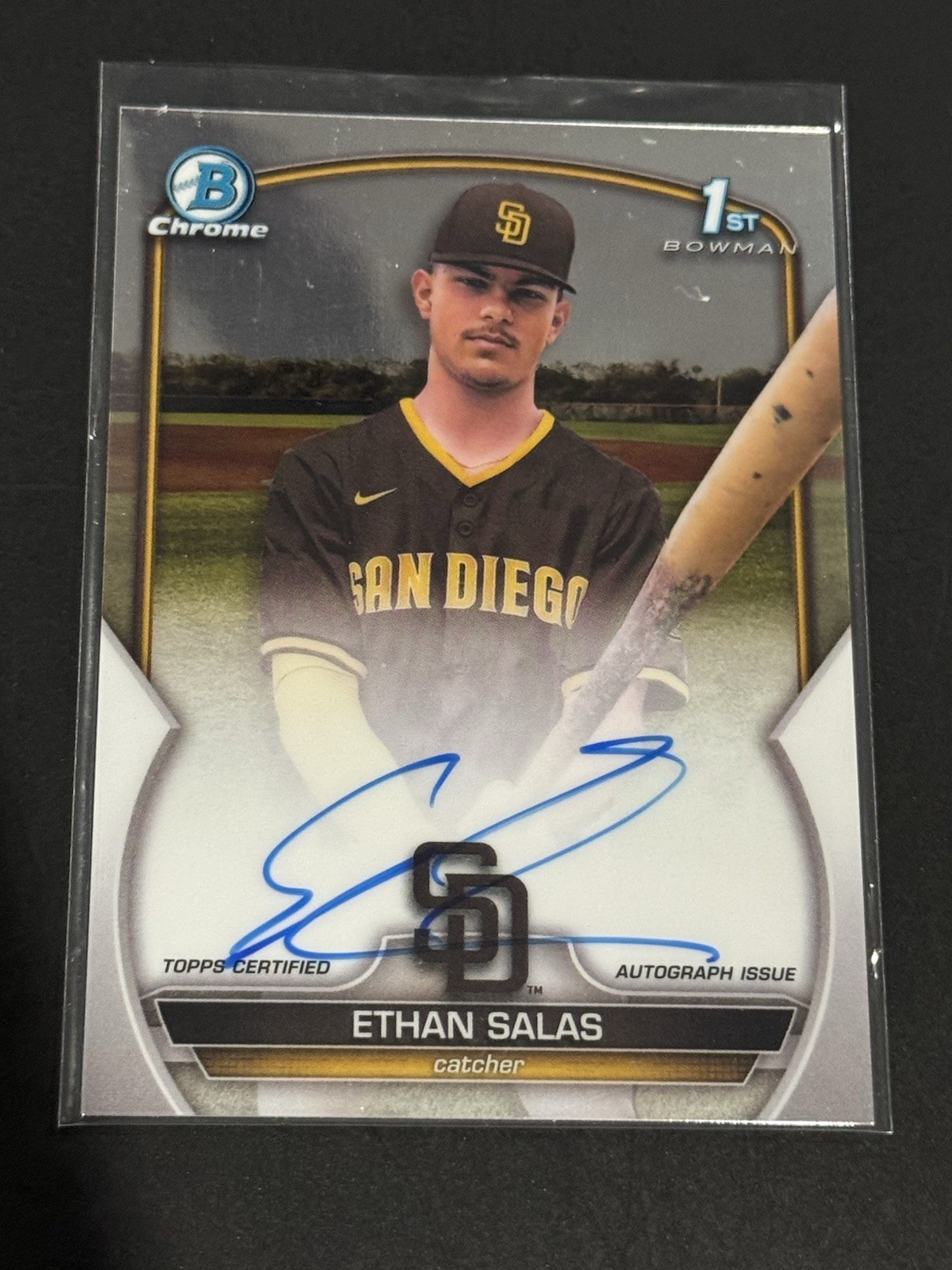 Ethan Salas 2023 Bowman Chrome #CPA-ESS Prospect Auto (1st) Price