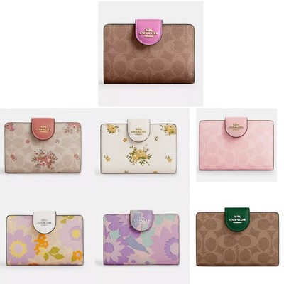 NWT Coach CW786 CAO99 CAP00 CBO30 CB031 Medium Corner Zip Wallet