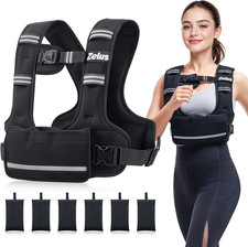 Weighted Vest for Women Men, 4-10Lb/11-20Lb/20-32Lb Curve-Fit Ergonomic Design A